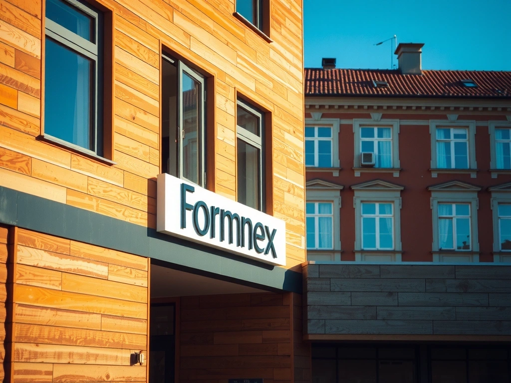 Průčelí budovy formnex na Dlouhé ulici