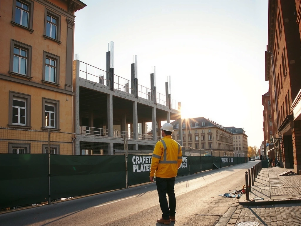 Ranní stavba na Dlouhé 39